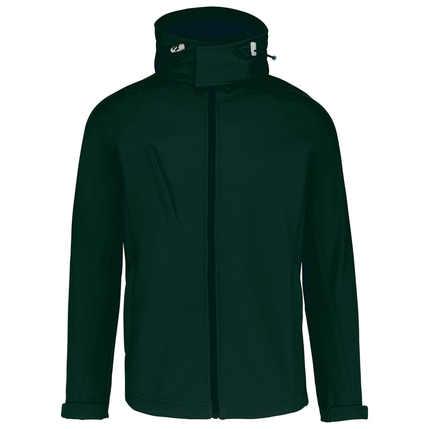 Softshell jas met afneembare capuchon