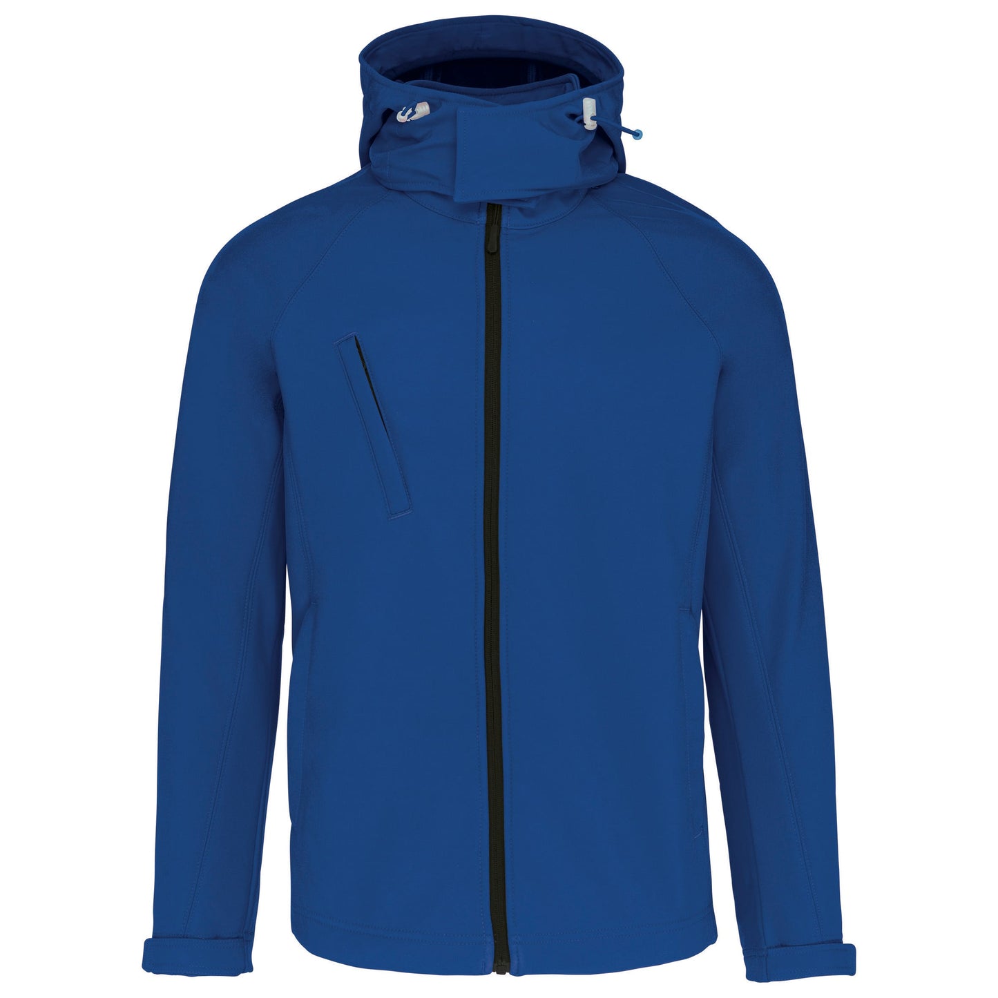 Softshell jas met afneembare capuchon