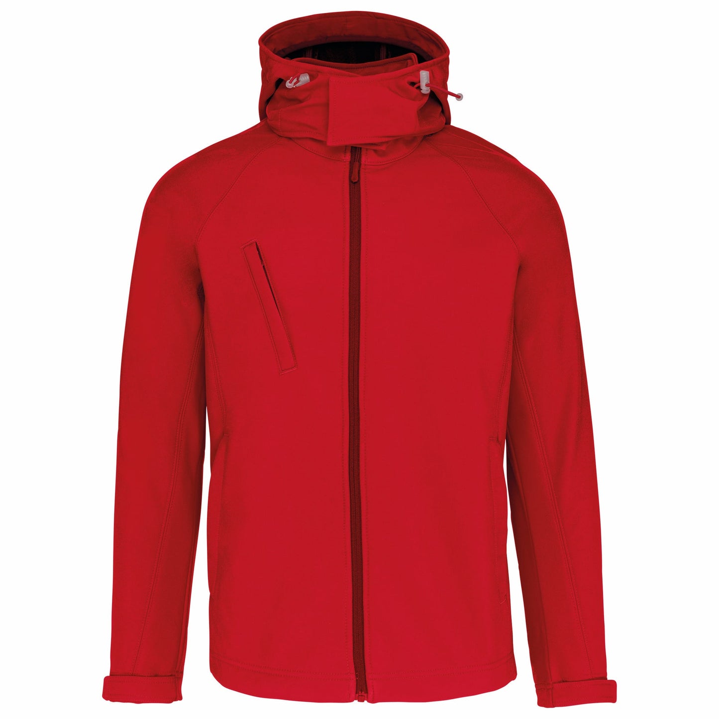 Softshell jas met afneembare capuchon