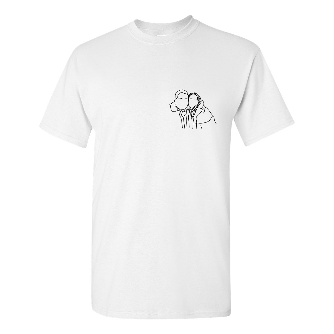 T-SHIRT - geborduurd