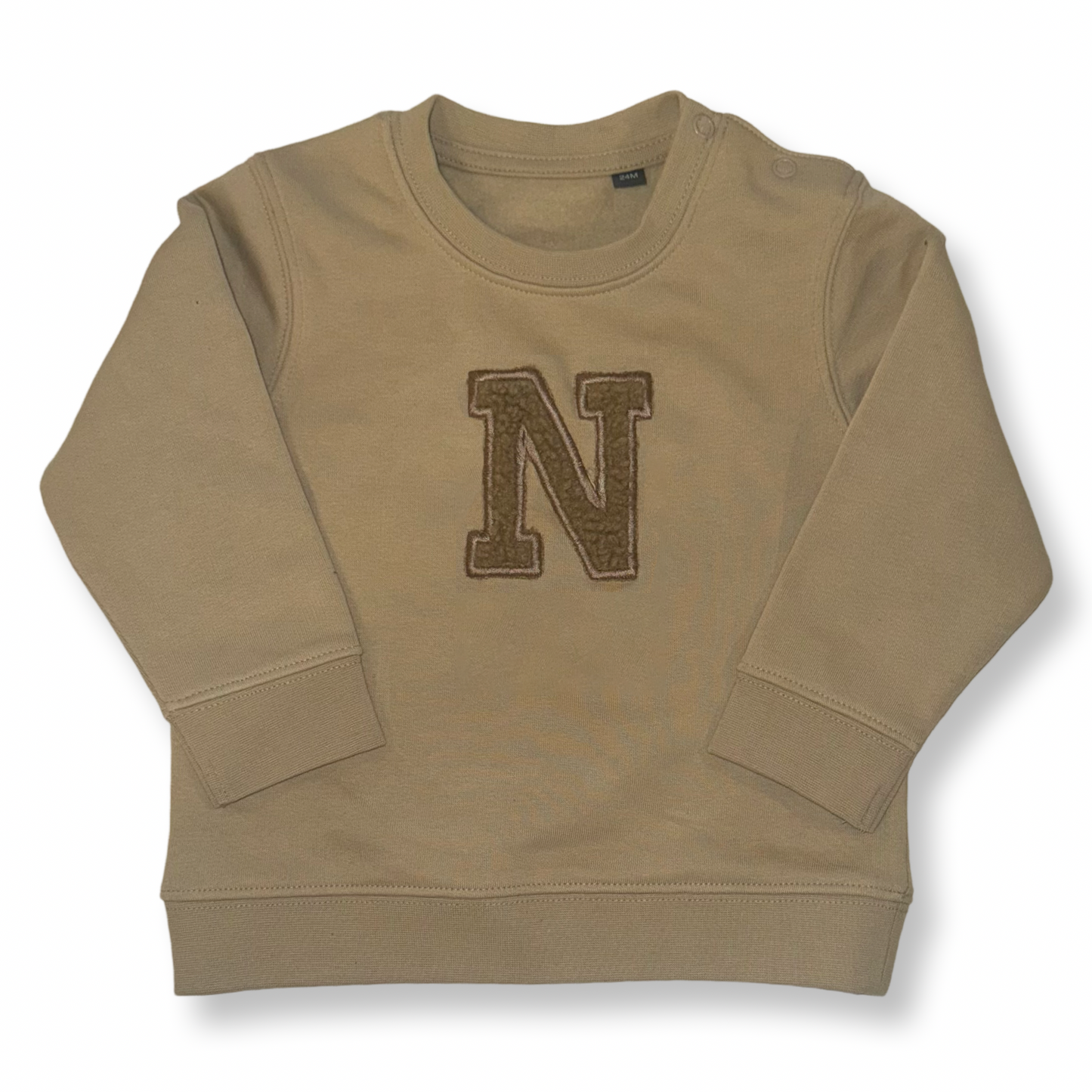 Sweater met initiaal - Baby 6-36M