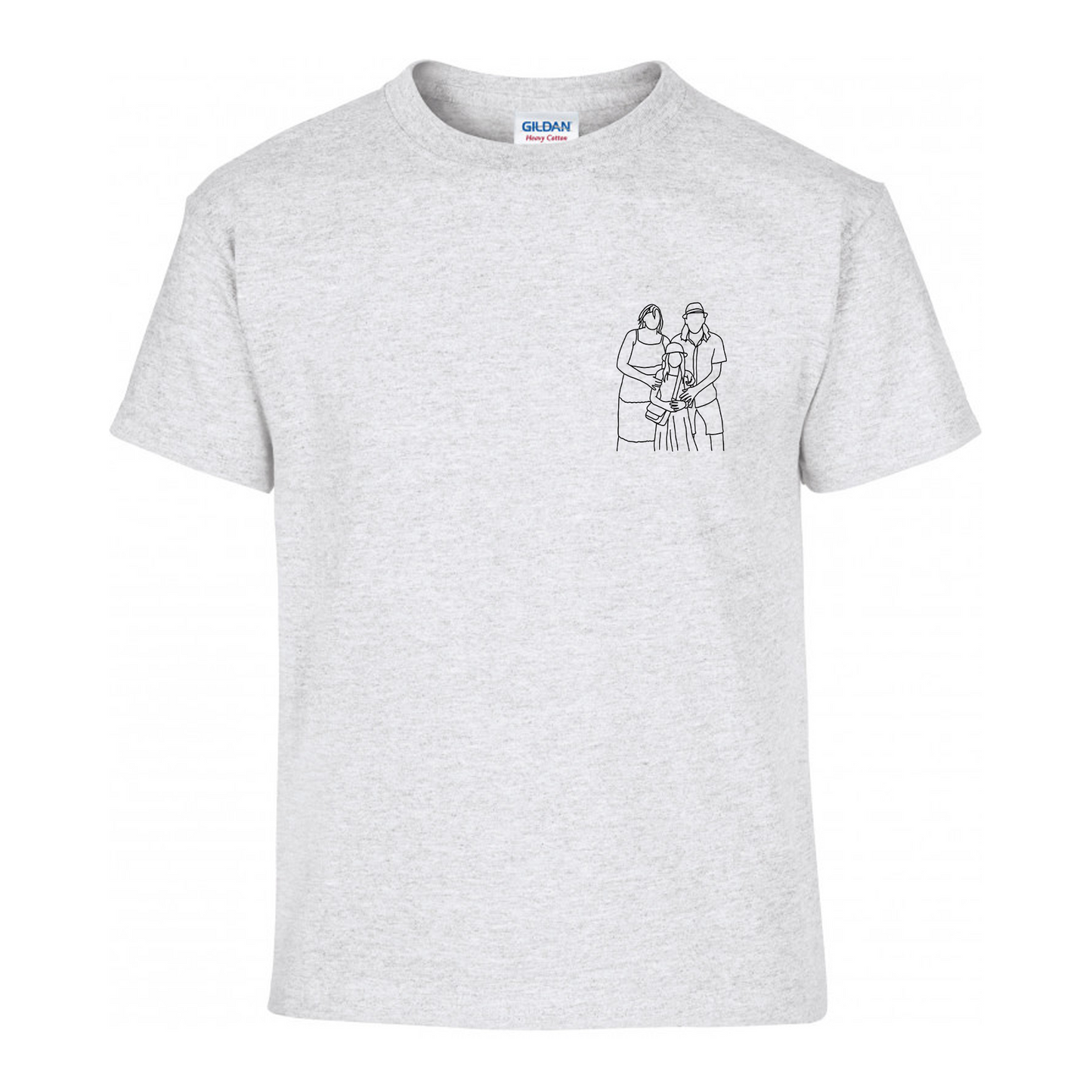 KINDEREN: Lijntekening/Design T-SHIRT