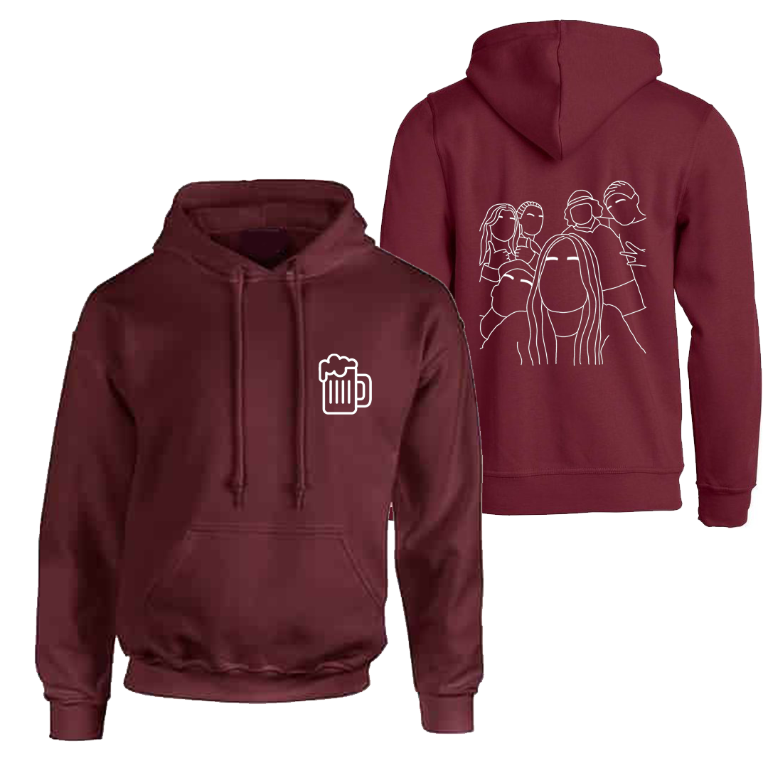 2 DESIGNS/ILLUSTRATIE HOODIE