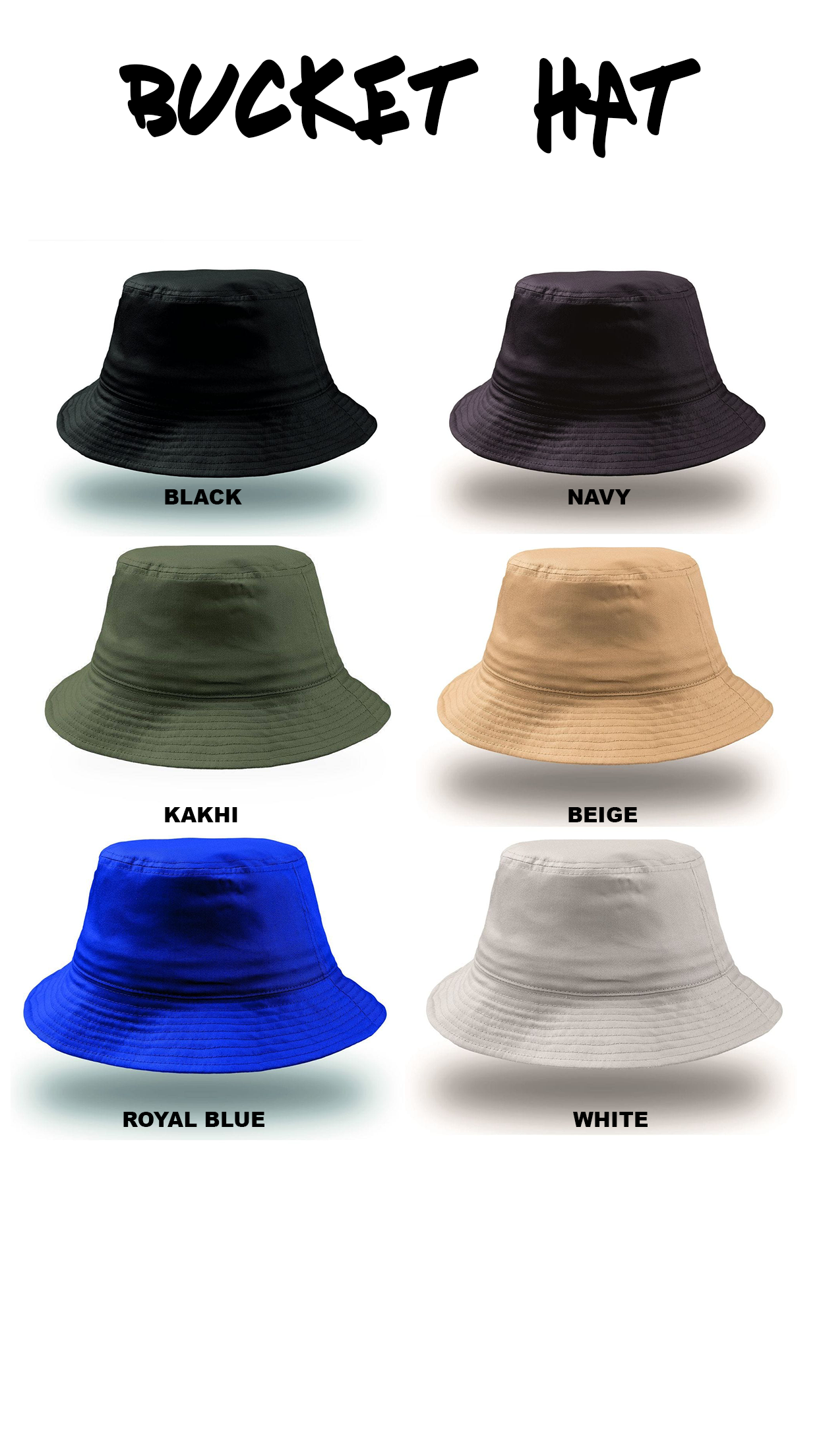 GEPERSONALISEERDE BUCKET HAT