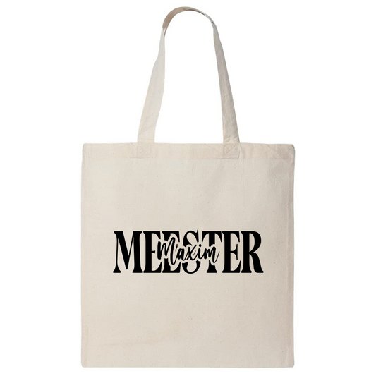 MEESTER TOTE BAG met naam