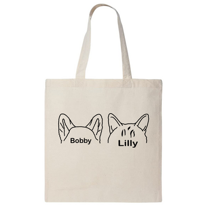 DIEREN OORTJES - tote bag, printed