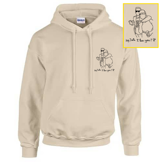 ILLUSTRATIE + HANDSCHRIFT - Hoodie/Sweater