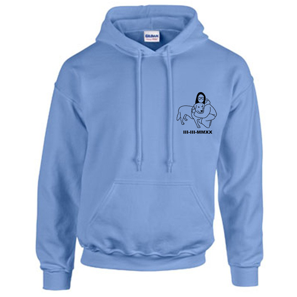 ILLUSTRATIE + ROMEINSE CIJFERS - Hoodie/Sweater